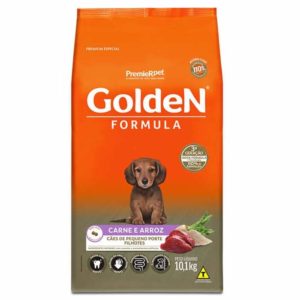 RACAO CACHORRO FILHOTES CARNE MINI BITS 1KG - GOLDEN