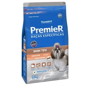 RACAO CACHORRO ADULTO SHIH TZU SALMAO 1 KG - PREMIER